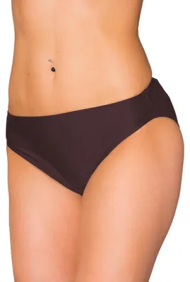 Produktbild von Aquarti Damen Bikini Hose mit mittelhohem Bund, Farbe: Braun, Größe: 38