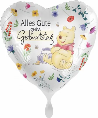 Productafbeelding van Disney Winnie de Pooh, verjaardagsfolieballon, 43 cm