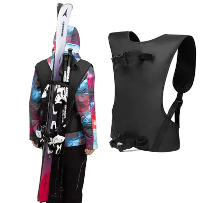 Produktbild von Ferocity Skirucksack Weste für Skiausrüstung, Gepolsterte Halterung, Verstellbare Schultergurte, Klettverschlüsse für Outdoor [053]