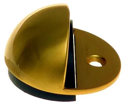 Image de Odbojnik drzwiowy demi-sphère à visser laiton/satiné