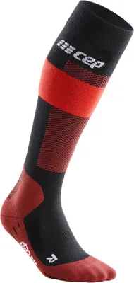 Produktbild von CEP merino socks, skiing, tall, v2, red III