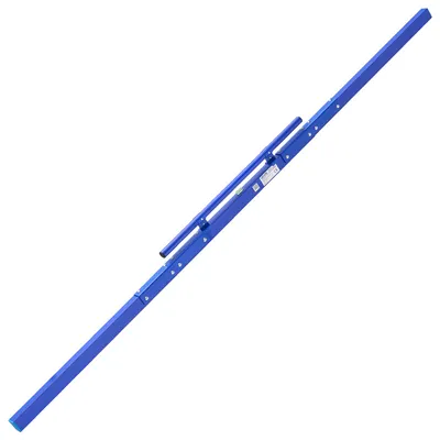 Zdjęcie produktu dla VEVOR, wyrównywarka do betonu, ręczna, dystrybutor betonu, wyrównywarka do podłóg, 2438 mm, niebieska, wykonana z aluminium, z wbudowaną poziomnicą i uchwytem, urządzenie do niwelowania i wygładzania, przeznaczone do budowy dróg i wyrównywania podłóg