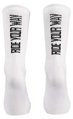 Produktbild von NORTHWAVE Ride Your Way Socken, weiße Radsocken, Größe: M