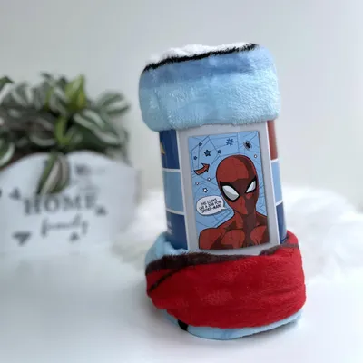 Productafbeelding van Spiderman fleece deken, knuffeldekentje, 100 x 150 cm