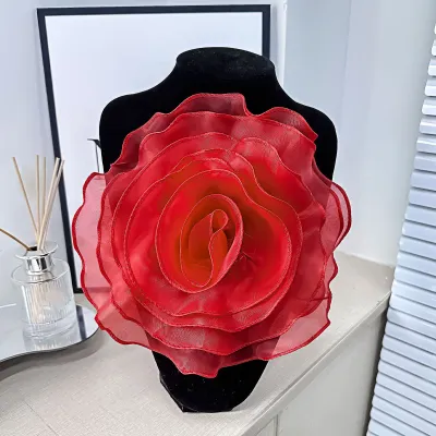 Produktbild von Corsage 3D Blume Applique Pullover Kleid Bluse Decor DIY Nähen Patch Kleidung Zubehör Hochzeit Party Kleidung Schmuck