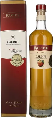 Image de Roner Caldiff Privat Apfelbrand 43% Vol. 0,5l en boîte cadeau