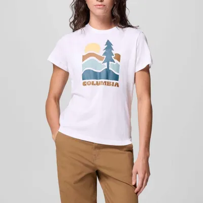 Image de Columbia Ruby Springs Graphic Fit Couleur Blanc