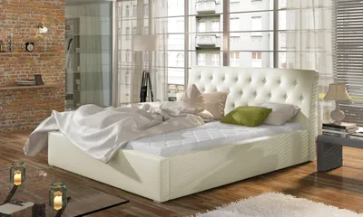 Obrázok produktu pre Čalúnená posteľ 160x200 NEPHELE 2 - svetlo béžová