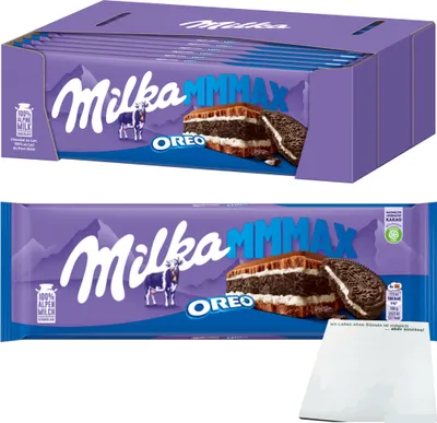 Produktbild von Milka Oreo Schokolade MMMAX VPE (12x300g Großtafel) + usy Block