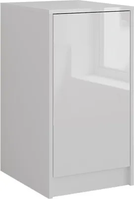Produktbild von Kommode Vicco Sherry Weiß/Weiß Hochglanz 40.2 x 76 cm mit Behälterdeckel, Model 57715