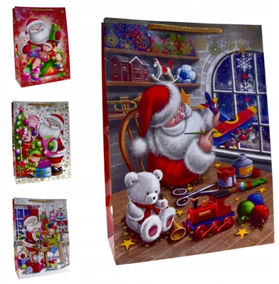 Produktbild von Torby Pro Weihnachtstüten Elfen Motiv 10er Pack Papier