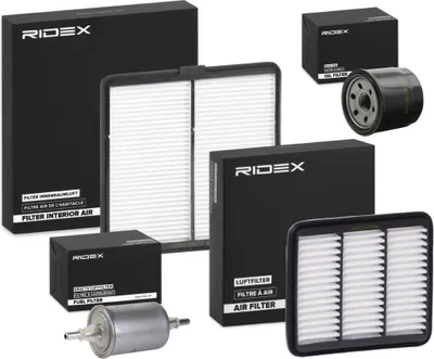 Produktbild von RIDEX Filterset Inspektionspaket Filtersatz für CHEVROLET MATIZ (M200, M250) SPARK M200 M250