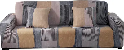 Produktbild von Husse Sofabezüge für 1/2/3/4 Sitze, Stretch-Sofabezug, Sofabezüge, moderne Einfachheit, Sofabezüge, Stretch-Sofabezüge, Möbel-Sofaschutz (bunte Linien