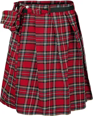 Produktbild von Banned Alternative Mittellanger Rock Herren Fear is Over Kilt rot XL-XXL