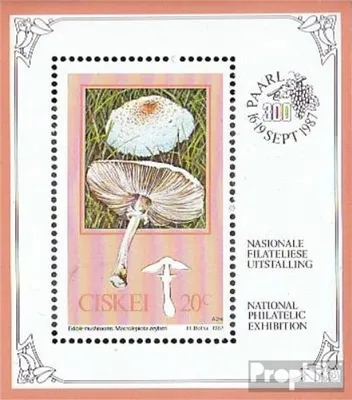 Produktbild von Briefmarken Südafrika - Ciskei 1987 Mi Block2 (kompl.Ausg.) FDC Eßbare Pilze