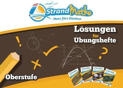 Obrázek produktu pro StrandMathe Lösungsheft zu Oberstufe Teil 1-4: Lösungswege - Rechenschritte - Erklärungen