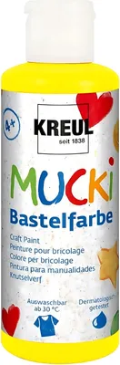Produktbild von KREUL MUCKI Acrylfarbe gelb 80,0 ml