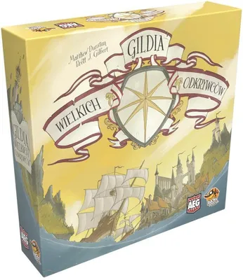Zdjęcie produktu dla Gra planszowa Gildia Wielkich Odkrywców STRATEGICZNA podroż Lucky Duck