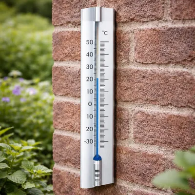 Produktbild von Thermometer – Metall-Design – 29 cm