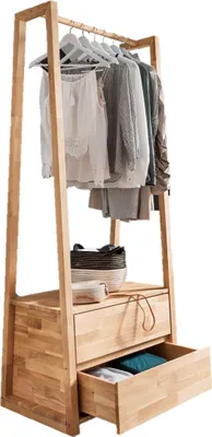 Produktbild von Garderobe Wien 85 x 190 x 60 cm Schubladen Eiche