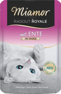 Obrázek produktu pro Miamor Royale s kachnou - mokrá krmiva s kachnou v omáčce 100g Miamor