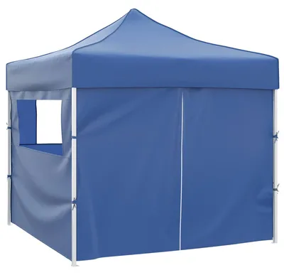 Produktbild von vidaXL Party-Zelt Blau 291 x 291 x 315 cm Oxford-Stoff