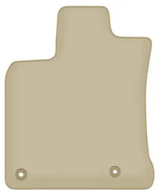 Immagine prodotto di Tappetino conducente in velluto PREMIUM beige compatibile con Nissan Qashqai I J10 (szeroki) (2007-2013, crossover) – con fissaggi – su misura