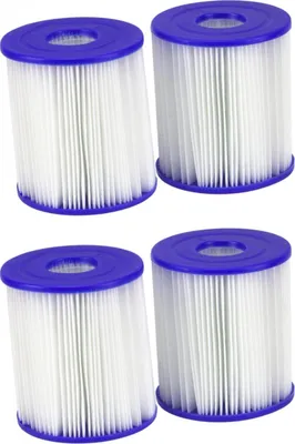 Produktbild von Summer Waves Pool Ersatz Filterpatrone Filterkartusche Größe 1 im 4er Pack
