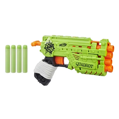 Obrázek produktu pro Hasbro Zombie Strike Quadrot, Dětský blaster, 8 rok/roky