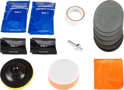 Immagine prodotto di NEO TOOLS set per la riparazione dei fari set universale per la lucidatura dei fari dell'auto per fari opachi e ciechi - set per la riparazione dei fari