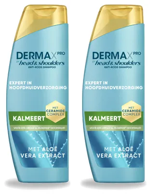Imagen del producto de 2 champús Head & Shoulders DermaXPro anti-caspa con aloe vera - 250 ml - Pack de 2 unidades