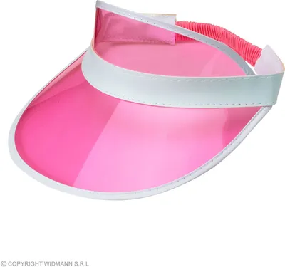 Produktbild von Pinke 80er Jahre Sonnenkappe - Kappe 80ties in pink