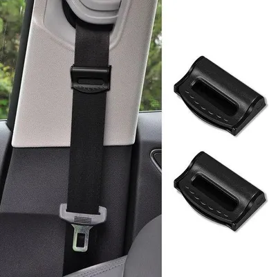 Produktbild von Autogurtversteller und Clip für Nacken- und Schulterkomfort - Schwarz