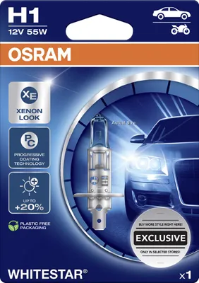 Produktbild von Osram Scheinwerferlampe H1 Whitestar 2.0
