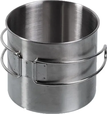 Image de Gobelet en acier inoxydable avec poignées rabattables 600 ml