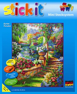 Produktbild von Gartenparadies XXL Motiv ca. 22.000 Stecksteinen mit XXL-Steckvorlage Nr. 41227