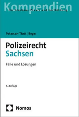 Obrázek produktu pro Polizeirecht Sachsen