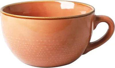 Produktbild von Famanu Keramische Kaffeetasse 700 ml - Suppenschüssel mit Henkel für Müsli und Suppe