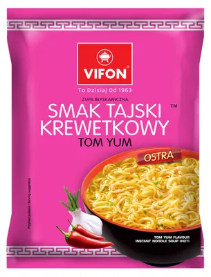 Zdjęcie produktu dla VIFON Zupa smak tajski krewetkowy TOM YUM 70 g