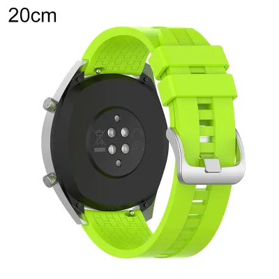 Produktbild von 20mm Ersatz-Uhrenarmband aus weichem Silikon für Huawei GT/GT 2-Grün