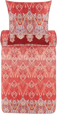 Produktbild von Bassetti Bettwäsche-Garnitur RAGUSA Farbe  BORDEAUX R1 Größe 200x200 + 2x80x80cm