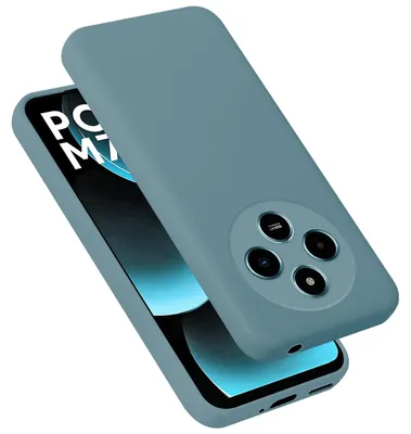 Produktbild von Cadorabo Hülle für Xiaomi Poco M7 5G Hülle Silikon Handyhülle Case aus flüssigem Silikon, Kratzfeste und stoßfeste Schutzhülle für Xiaomi Poco M7 5G