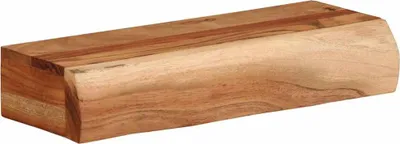 Image de vidaXL Étagères murales 2 pcs. 40x17x8 cm bois massif acacia