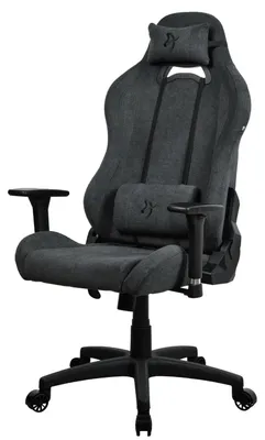 Produktbild von Arozzi Torretta Soft Fabric™ Gamingstuhl - Dunkelgrau