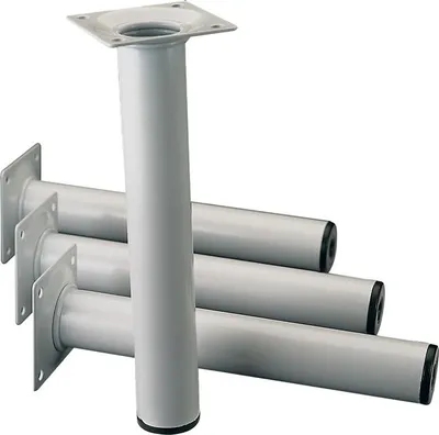 Zdjęcie produktu dla ELEMENT SYSTEM noga meblowa biała 30 mm wys. 700 mm blat - 11100-00072