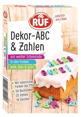 Produktbild von RUF Dekor ABC & Zahlen