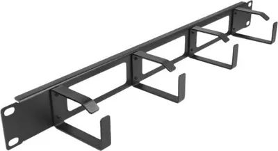 Immagine prodotto di DELOCK 19" Kabelmanagement Rangierpanel 3 Öffn.+4Bügel 1HE