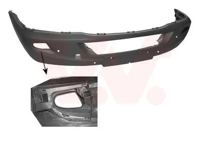 Produktbild von VAN WEZEL Stoßstange Stoßfänger passend für MERCEDES-BENZ SPRINTER 3,5-t Kasten (906) Grau 3077577