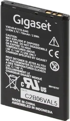Obrázek produktu pro Gigaset V30145-K1310-X445 Gigaset Akku für SL350H/400H/450H/450HX