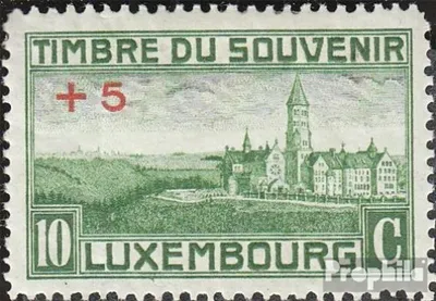 Produktbild von Briefmarken Luxemburg 1921 Mi 137 postfrisch Kriegerdenkmal